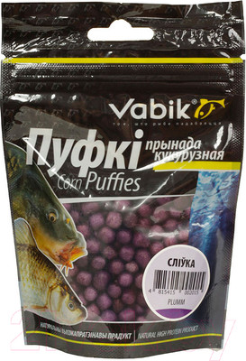 Прикормка рыболовная Vabik Corn Puffies Слива / 6594