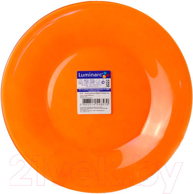 Тарелка столовая глубокая Luminarc Ambiante Orange L6256/Q1989