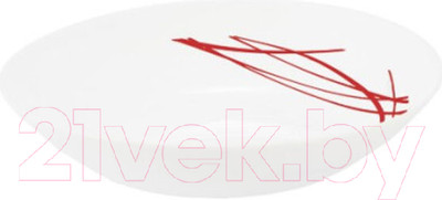 Тарелка столовая глубокая Arcopal Domitille Red P3348