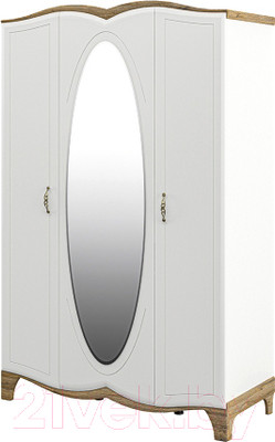 Шкаф Мебель-Неман Тиффани МН-041-03 (белый/прованс)