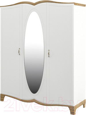 Шкаф Мебель-Неман Тиффани МН-041-04 (белый/прованс)