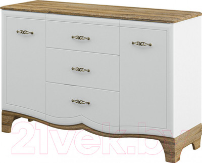 Тумба Мебель-Неман Тиффани МН-041-10 (белый/прованс)