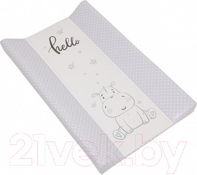 Доска пеленальная Polini Kids Бегемотик / 0002350-3 (серый)