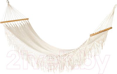 Гамак Home4you El Tunco с кружевом (белый)