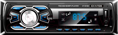 Бездисковая автомагнитола Centek CT-8108