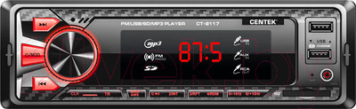 Бездисковая автомагнитола Centek CT-8117