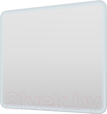 Зеркало Пекам Marta 2 100x80 / marta2-100x80spcl (с подсветкой, сенсором на прикосновение, подогревом и часами)