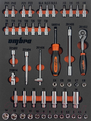 Универсальный набор инструментов Thorvik OMT50STE