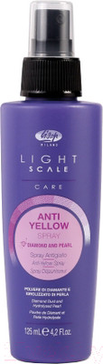 Тонирующий спрей для волос Lisap Light Scale для нейтрализации желтизны осветленных и седых волос (125мл)