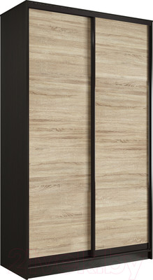 Шкаф-купе Евва 120 VSG.13 / АЭП ШК.2 03 (венге/дуб сонома/венге глянец)