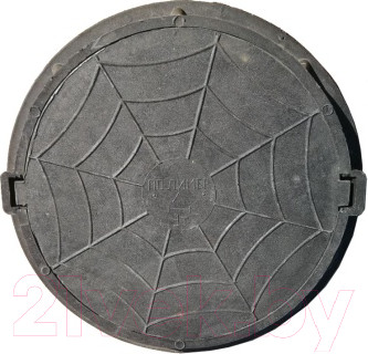 Люк канализационный Стандартпарк Полимерно-композитный круглый легкий 756x70 / 3529820 (черный)