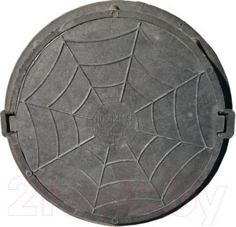 Люк канализационный Стандартпарк Полимерно-композитный круглый легкий 756x70 / 3529821 (серый)