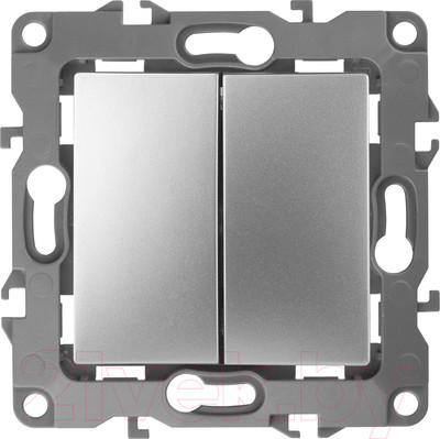 Выключатель ЭРА 12-1106-03 / Б0014665 (алюминий)