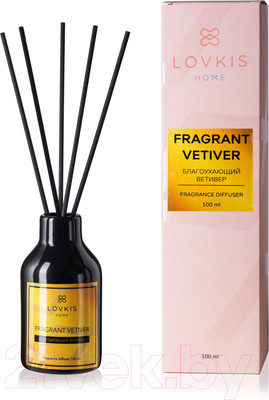 Аромадиффузор Lovkis Home Благоухающий ветивер (100мл)