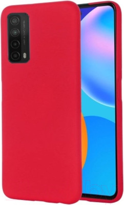 Чехол-накладка Case Cheap Liquid для Huawei P Smart 2021 (красный)