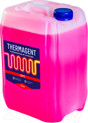 Теплоноситель для систем отопления Thermagent -30°C (10кг, красный)
