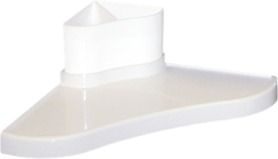 Полка для ванной Белпласт Угловая С381-2830 (белый)