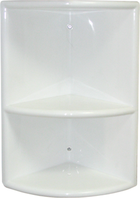 Полка для ванной Белпласт Угловая С364-2830 (белый)