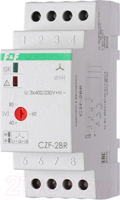 Реле контроля фаз Евроавтоматика CZF-2BR
