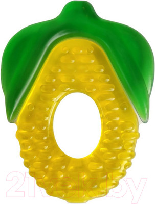 Прорезыватель для зубов Будь здоров Кукуруза (желтый/зеленый)
