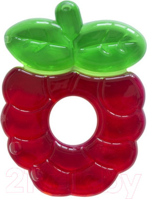 Прорезыватель для зубов Будь здоров Малина (красный/зеленый)