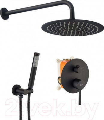 Душевая система со смесителем REA Lungo REA-P4100 (черный)