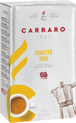 Кофе молотый Carraro Qualita Oro (250г)