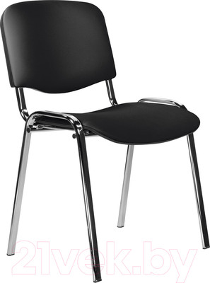 Стул офисный Staff Iso Lite CF-008 / 532567 (хром/кожзам черный/Z-11)