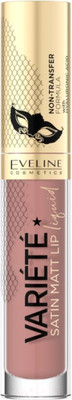 Жидкая помада для губ Eveline Cosmetics Variete Perfect Matte с гиалуроновой кислотой №10