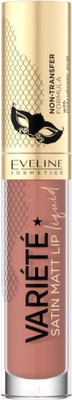 Жидкая помада для губ Eveline Cosmetics Variete Perfect Matte с гиалуроновой кислотой №11
