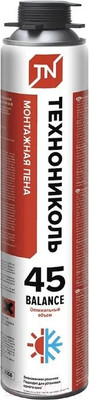 Пена монтажная Технониколь 45 Balance Профессиональная всесезонная (750г)
