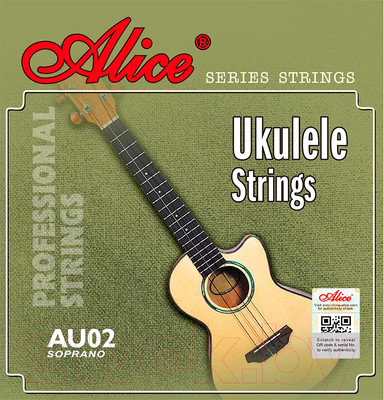 Струны для укулеле Alice AU02