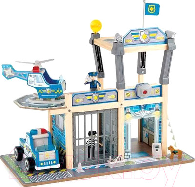 Паркинг игрушечный Hape Полицеский участок / E3050-HP