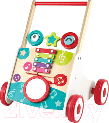Ходунки-каталка Hape Музыкальный ходунок / E0383-HP