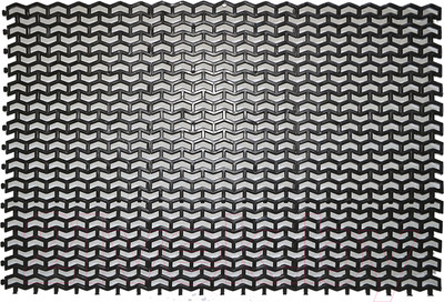 Коврик грязезащитный Пластизделие Пила 61х43 (черный)