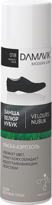 Краска для обуви Damavik Для замши велюра нубука / 9003-014 (250мл, бордовый)