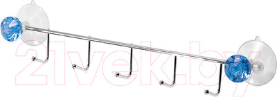 Крючок для ванной Рыжий кот Бриллиант W2024E / 311459 (синий)