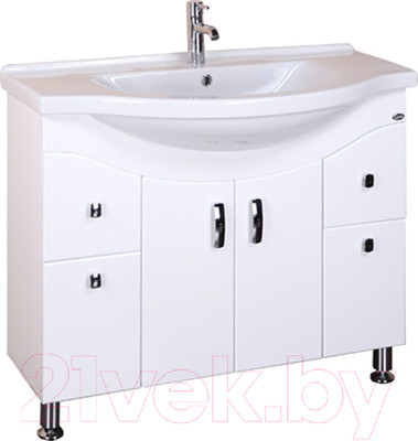 Тумба с умывальником Onika Эльбрус 90.13 + Эльбрус (109016 + 1WH110790)