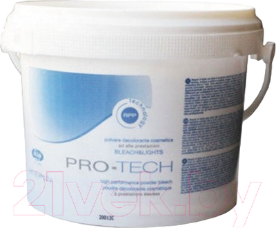 Порошок для осветления волос Lisap Bleach & Lights Pro Tech Блондирующий беспыльный (1кг)