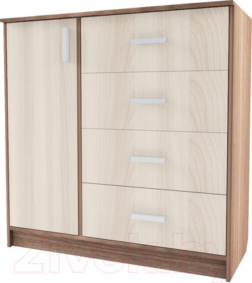 Тумба Аквилон №9 1002 (шимо темный/шимо светлый)