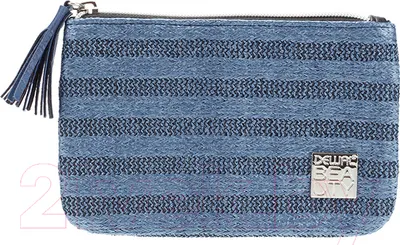 Косметичка Dewal Beauty Рогожка / BG-20 (синий)