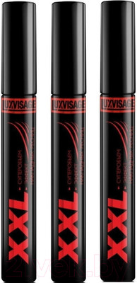 Набор декоративной косметики LUXVISAGE Тушь XXL Суперобъем эффект накладных ресниц (3шт)