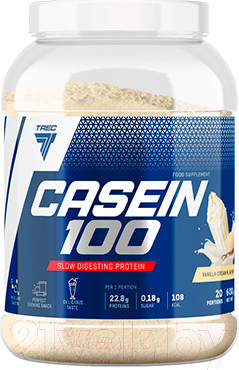 Протеин Trec Nutrition Casein 100 (600 грамм, ваниль)