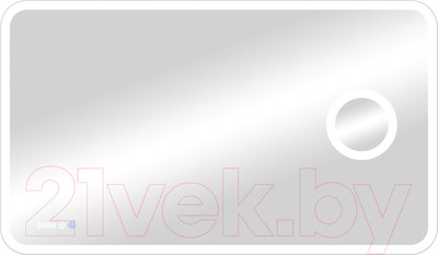 Зеркало Континент Bliss Led 120x70 (с увеличительным зеркалом и часами)