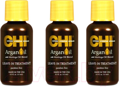 Масло для волос CHI Argan Oil Для поврежденных волос (3x15мл)