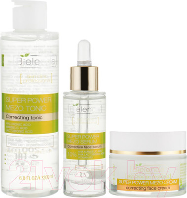 Набор косметики для лица Bielenda Skin Clinic Professional миндальная и лактобионовая кислота