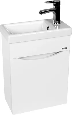 Тумба с умывальником Viant Рим Como 40 / VRIM40CO-T1STP + S-UM-COM40/1-w