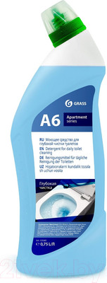 Чистящее средство для унитаза Grass Apartament Series А6 / 125265 (750мл)