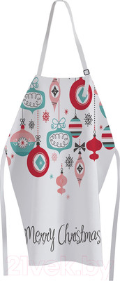 Кухонный фартук JoyArty Новогодние шары ретро / ap-66764