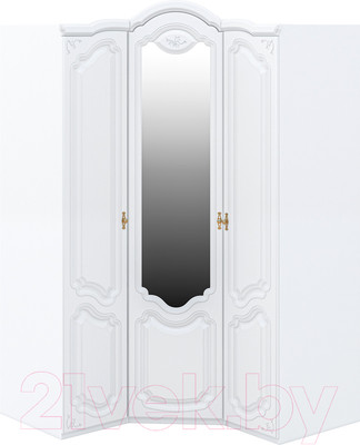 Шкаф Мебель-Неман Орхидея СП-002-18Д2 (белое дерево)